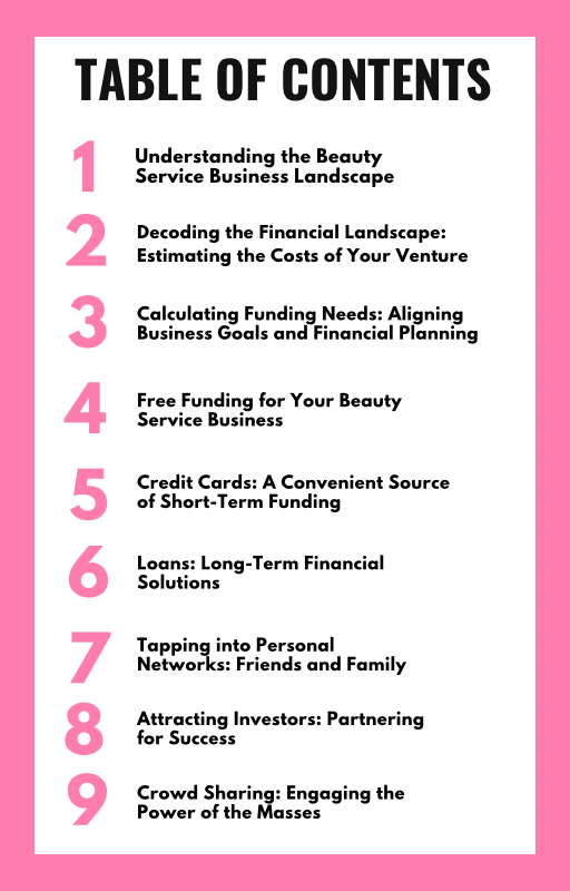 Funding Your Beauty Business eBook