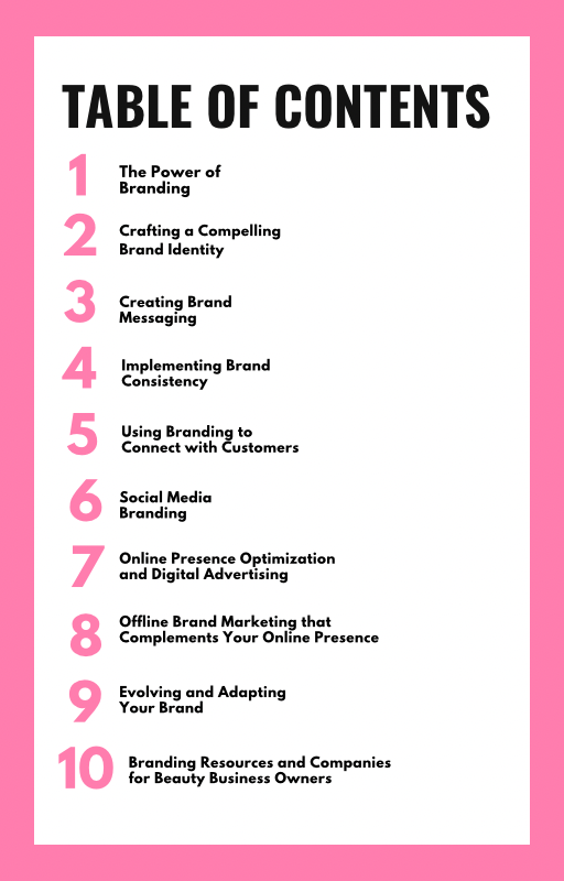 Branding Your Beauty Business eBook